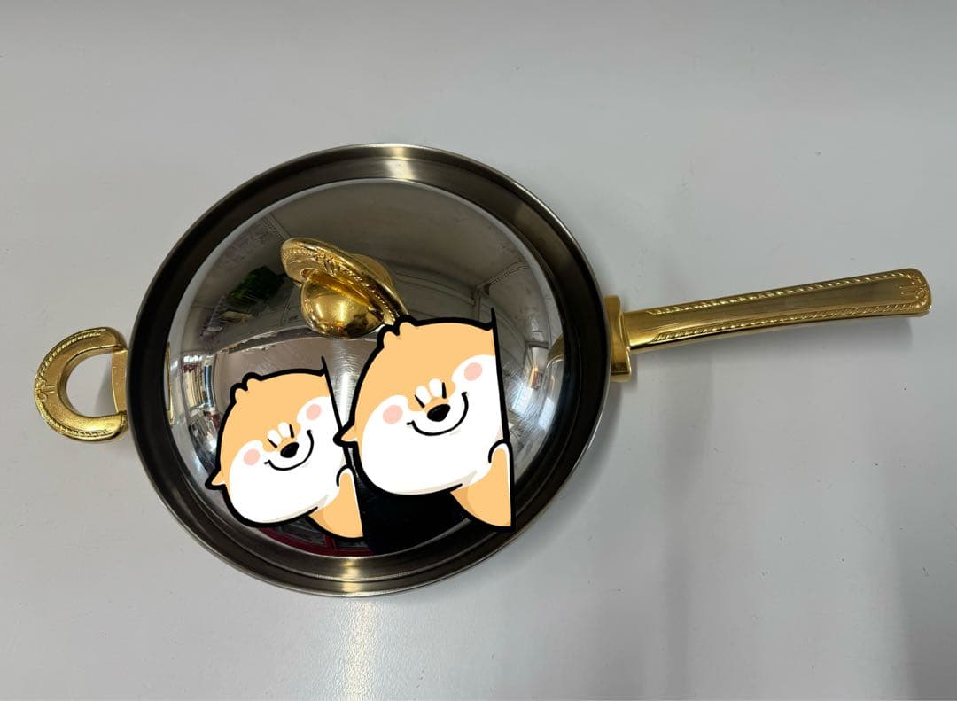 CLADEX 18-10 ステンレス 両手鍋 三層構造 業務用レベル 蓋付き美品