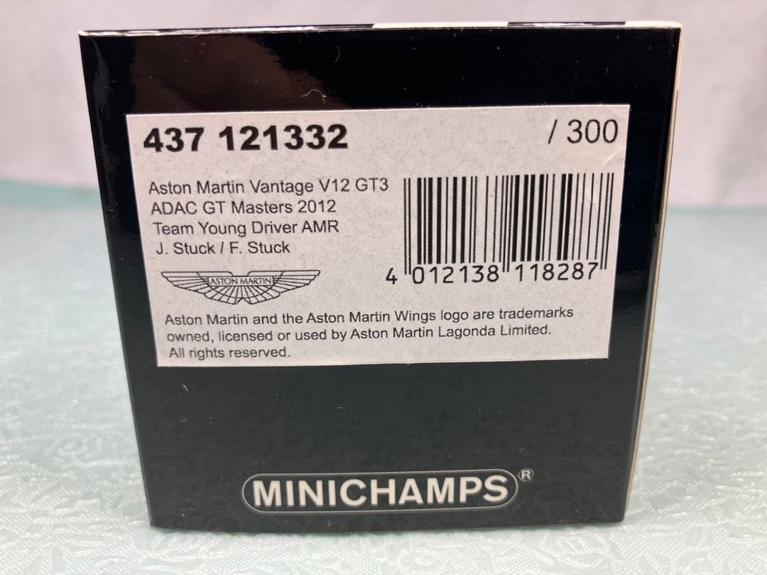 ミニチャンプスAston Martin V12 GT3 2012年300台限定