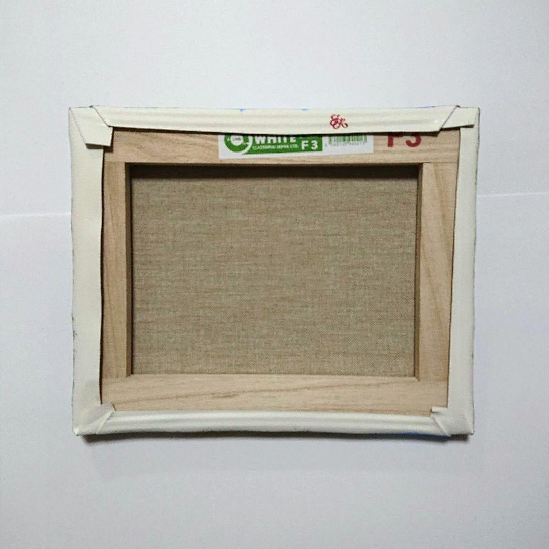 【バラが咲く頃】アクリル画 F3 風景画 絵画