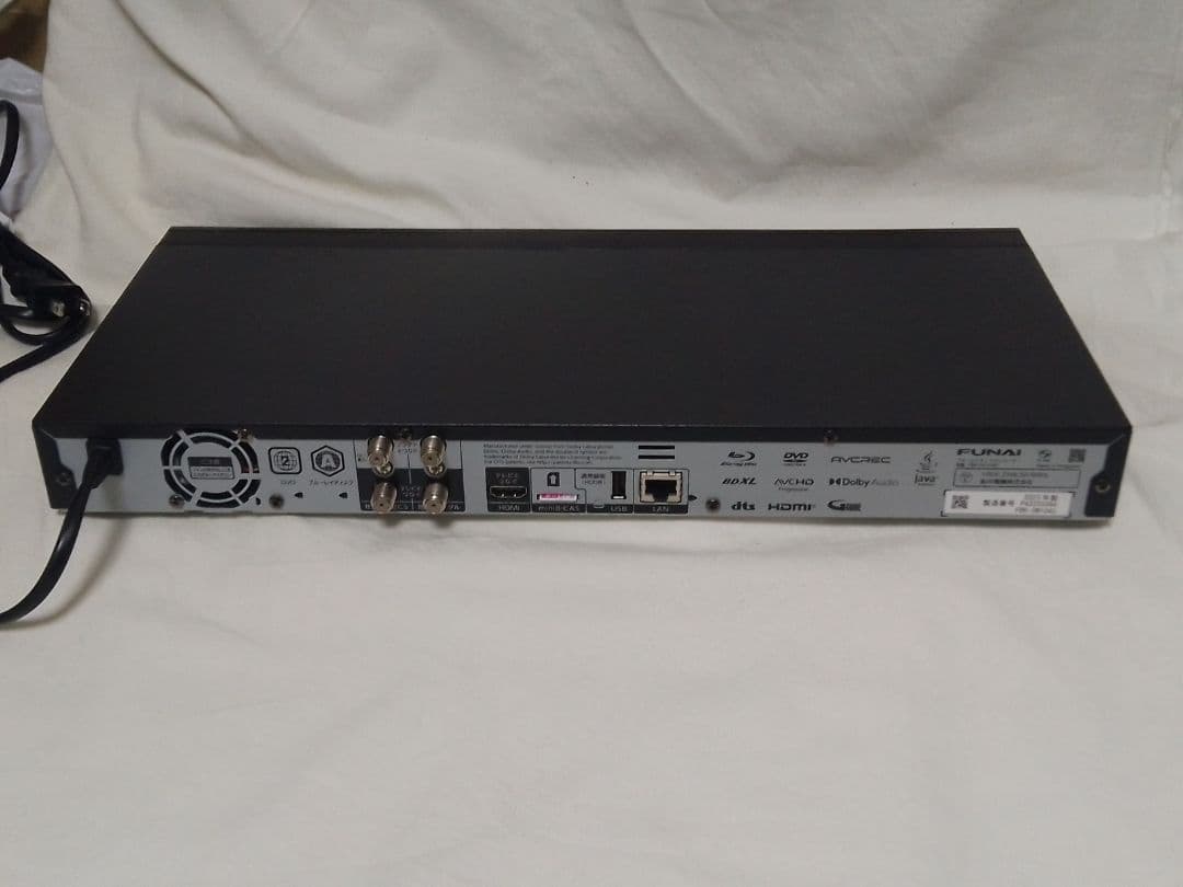 即発送!女性にも優しい機種！FUNAI FBR−SW1040ブルーレイレコーダー