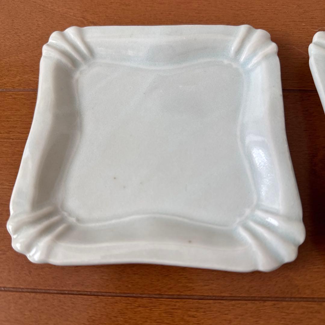 稲村真耶 白磁四角皿