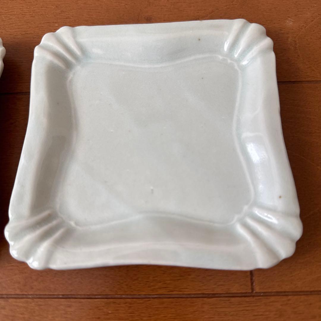 稲村真耶 白磁四角皿
