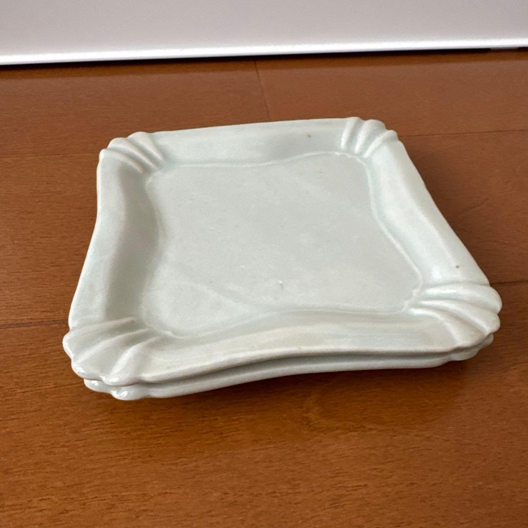 稲村真耶 白磁四角皿
