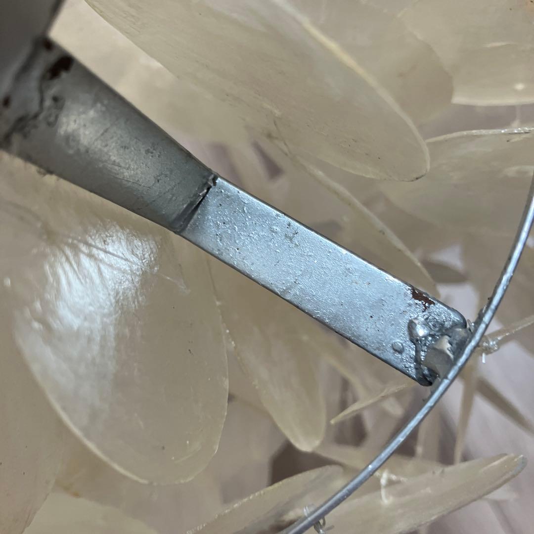 貝　シーリングライト　シェルライト　照明枠