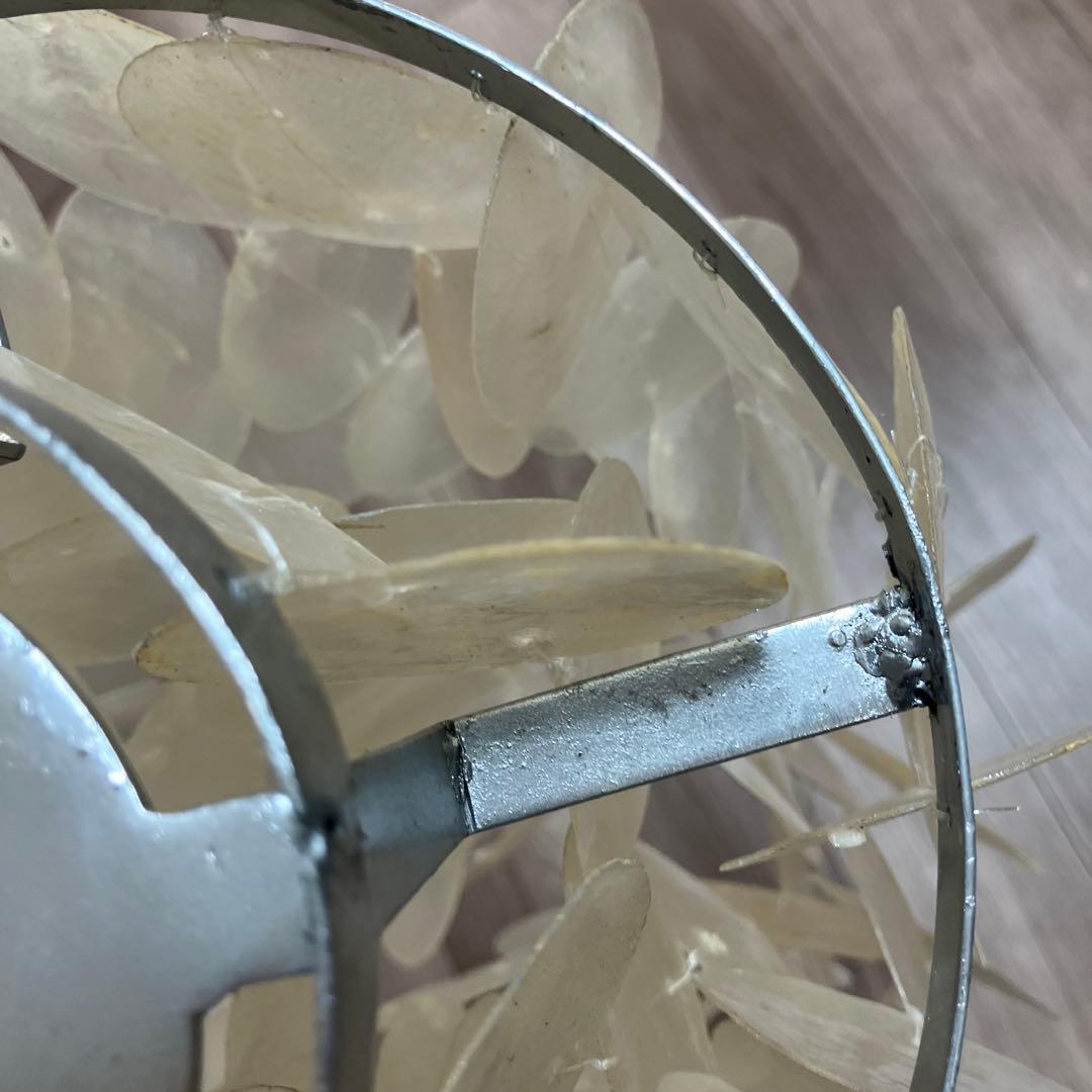 貝　シーリングライト　シェルライト　照明枠