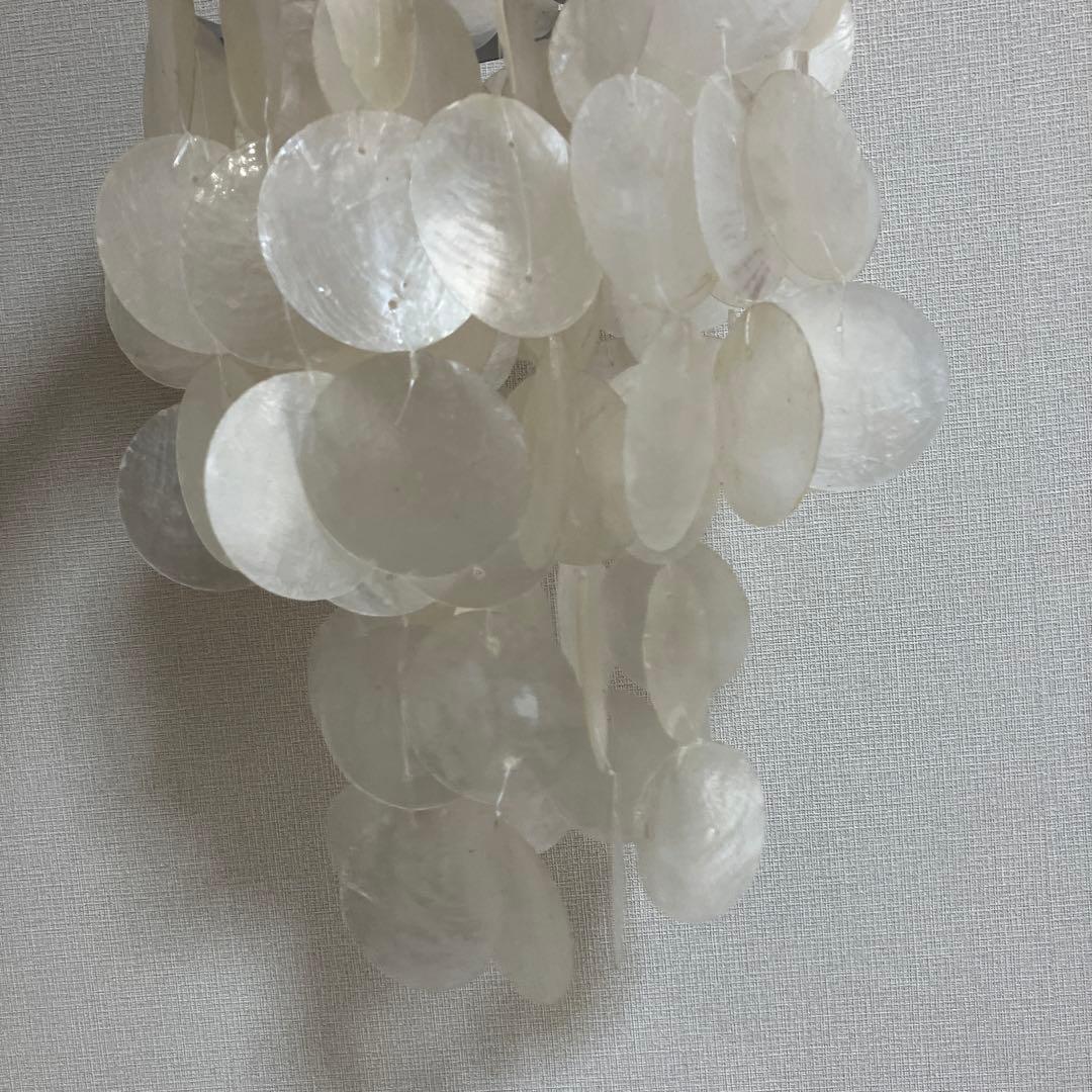 貝　シーリングライト　シェルライト　照明枠