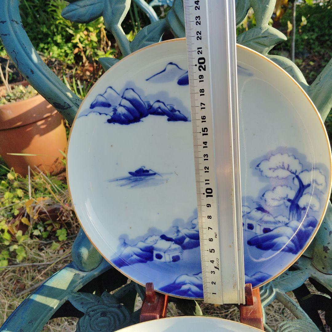 古伊万里染め付け2枚