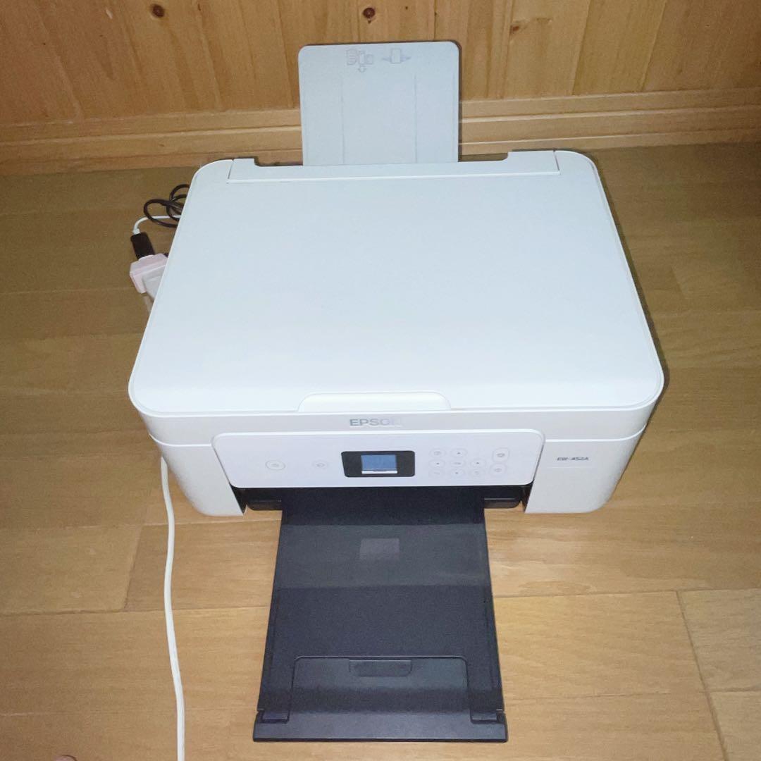 【美品】EPSON カラリオ EW-452A 複合機 プリンター 黒インク3個付