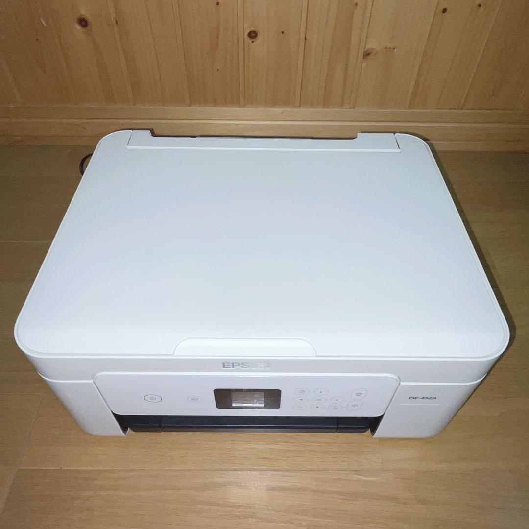 【美品】EPSON カラリオ EW-452A 複合機 プリンター 黒インク3個付