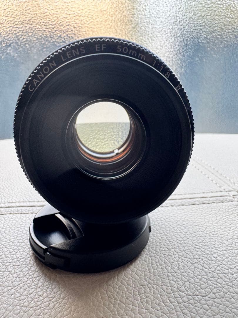 Canon EF 50mm F1.8II 単焦点 美品 動作良好前後キャップ付き