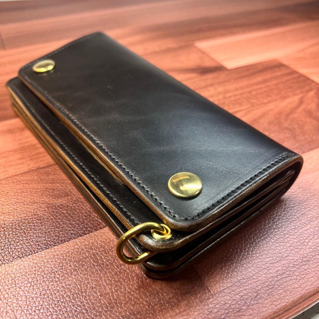 【トラッカーウォレット ロング】 3層 ホースバット universal