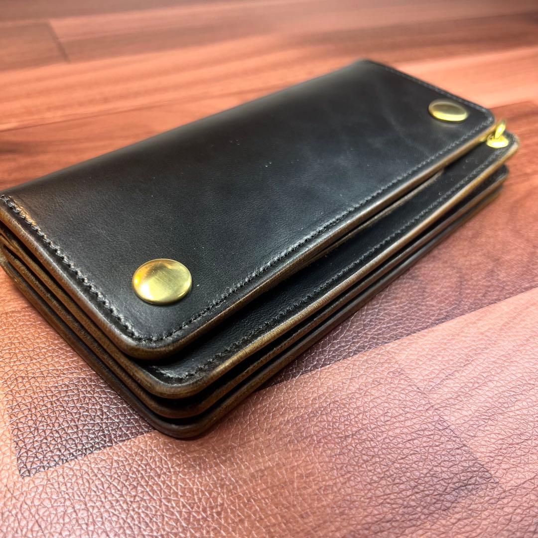 【トラッカーウォレット ロング】 3層 ホースバット universal