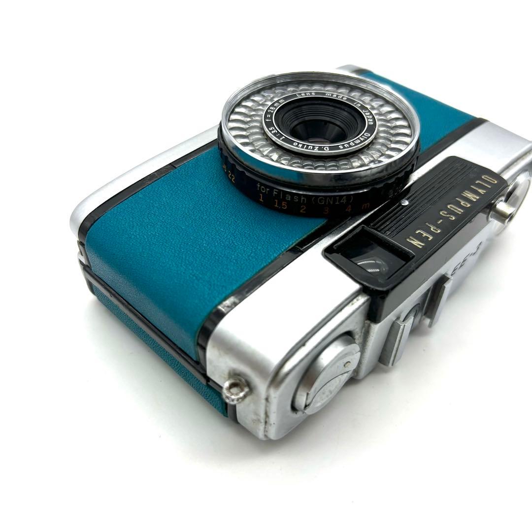 【整備済・完動品】 OLYMPUS PEN EE-3 ターコイズ