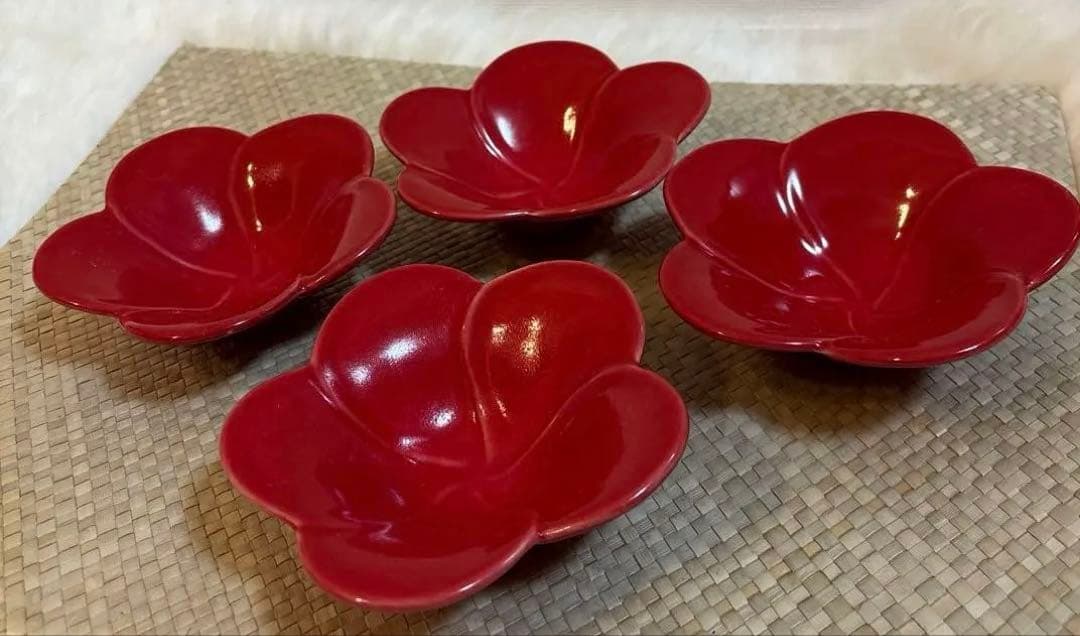 ジェンガラケラミック　プルメリア　小鉢4点セット