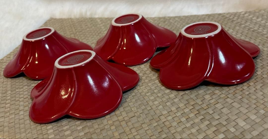 ジェンガラケラミック　プルメリア　小鉢4点セット