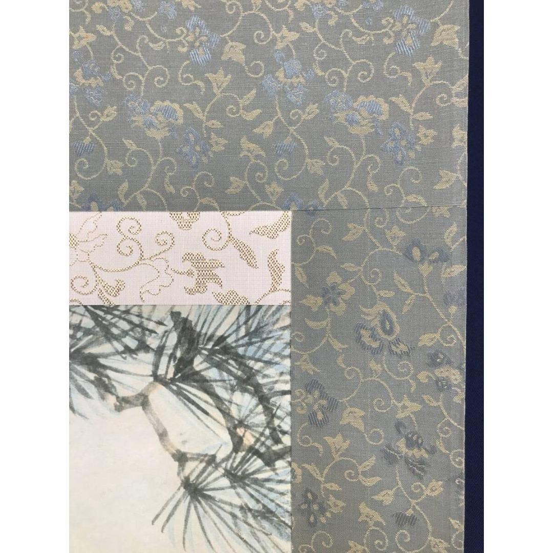 複製/作者不詳/花鳥図/掛軸☆宝船☆AK-225