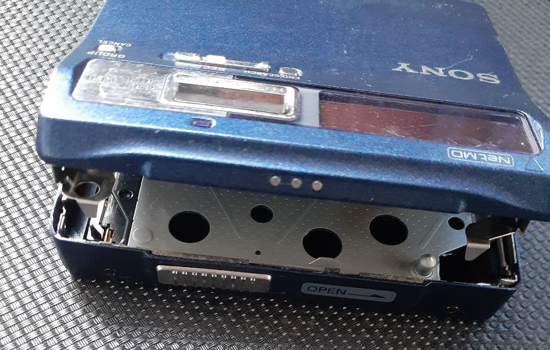 ジャンク SONY ソニー MD WALKMAN MZ-N1 青 ウォークマン