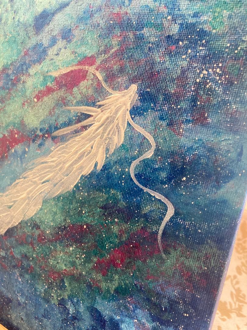 白龍　天の川銀河　宇宙　原画