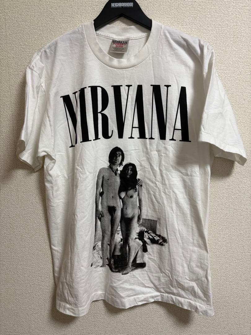 貴重！NIRVANA ニルヴァーナ ジョンレノン　オノヨーコ　バンドT