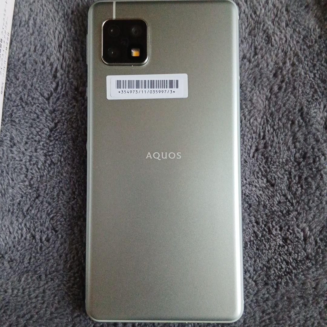 AQUOS Sense5G　本体　オリーブシルバー