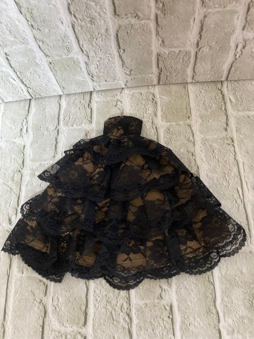 リカちゃんドレス22㎝ドールボンネット付きドレスハンドメイド