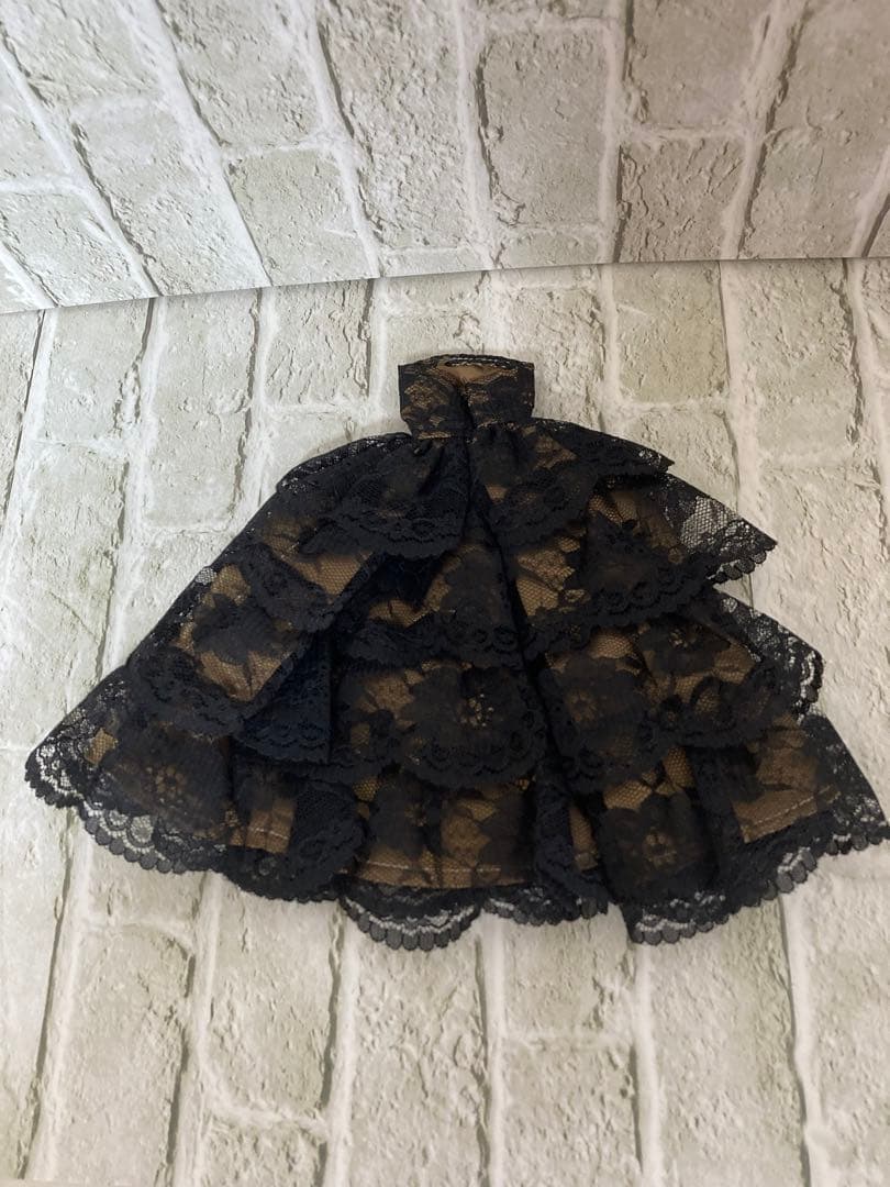 リカちゃんドレス22㎝ドールボンネット付きドレスハンドメイド