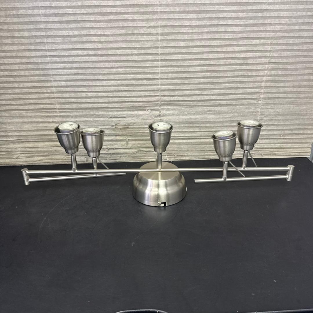 ☆IKEA　バロメーテル　シーリングトラック スポットライト5個　天井照明