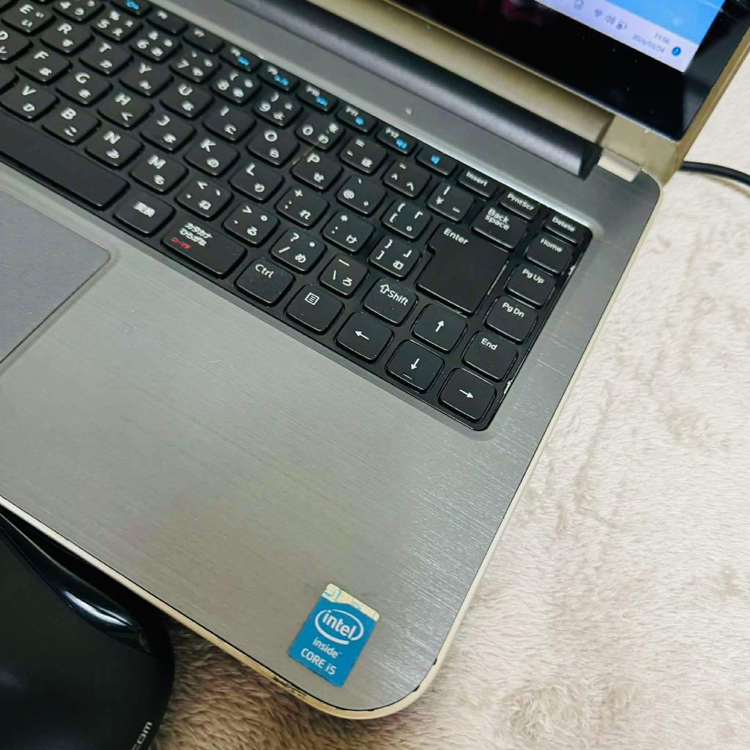 S351 Dellノートパソコンi5メモリ8G高速Windows11オフィス付き