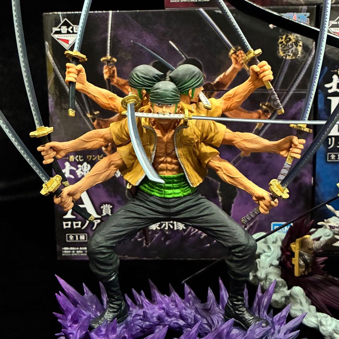 一番くじ ワンピースEX 士魂ノ系譜 A賞 ゾロ B賞 リューマ C賞 ミホーク