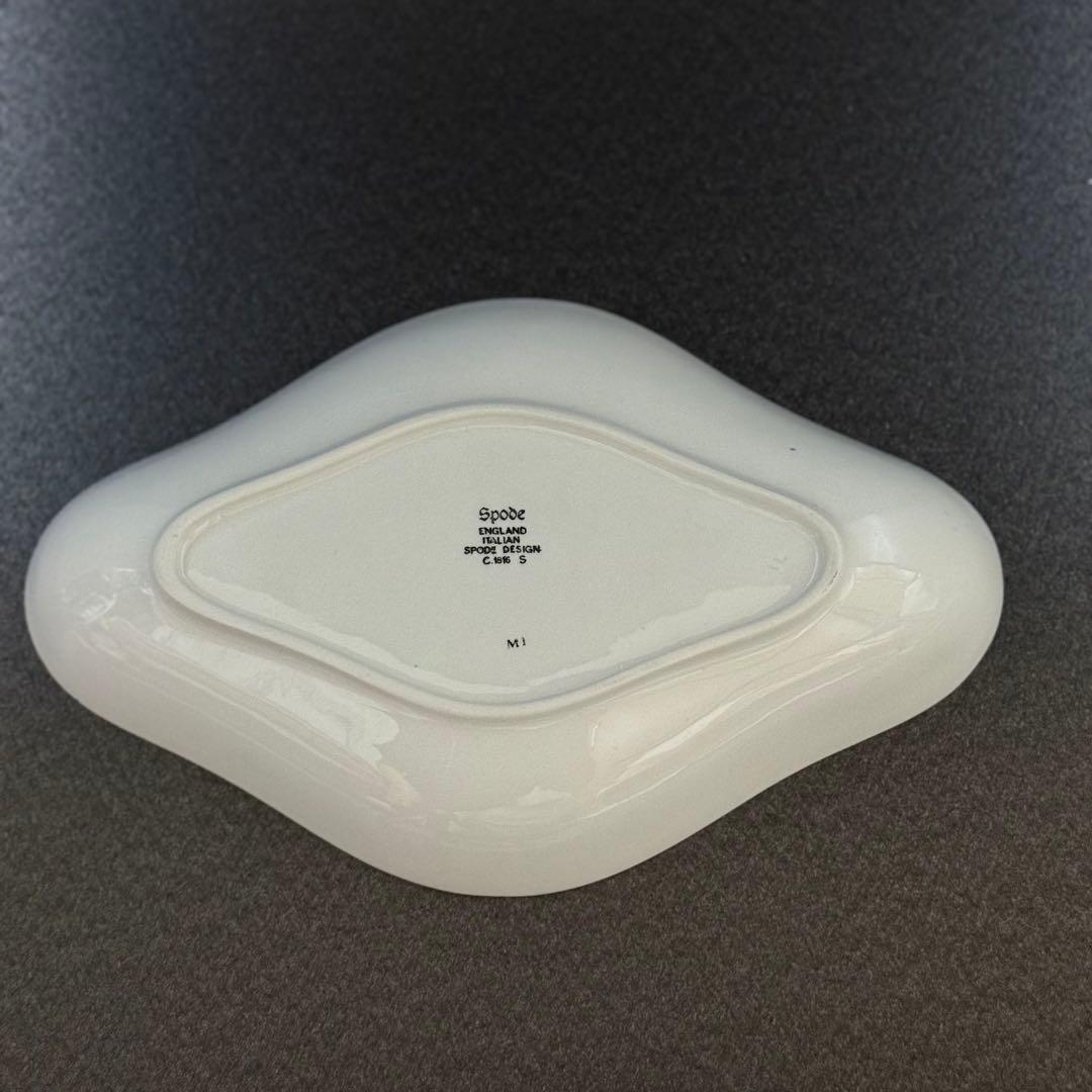 廃盤　新品未使用　Spode　スポード　ブルーイタリアン　ピクルスデッシュ