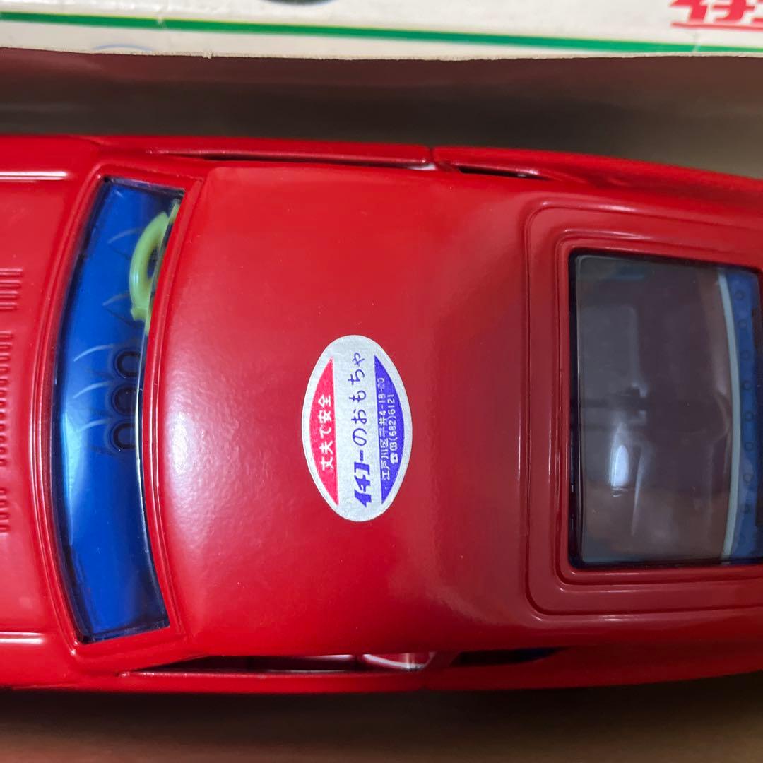 イチコー　ブリキ赤いフェアレディZ フリクションパワー　レトロブリキオモチャ