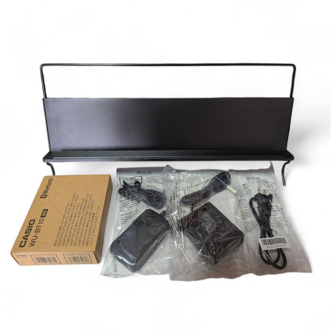 美品　CASIO カシオトーン CT-S1-76BK　キーボード 76鍵　ペダル