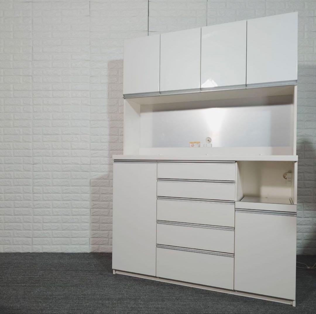 ◉送料込み◉ パモウナ キッチンボード カップボード 幅1400mm