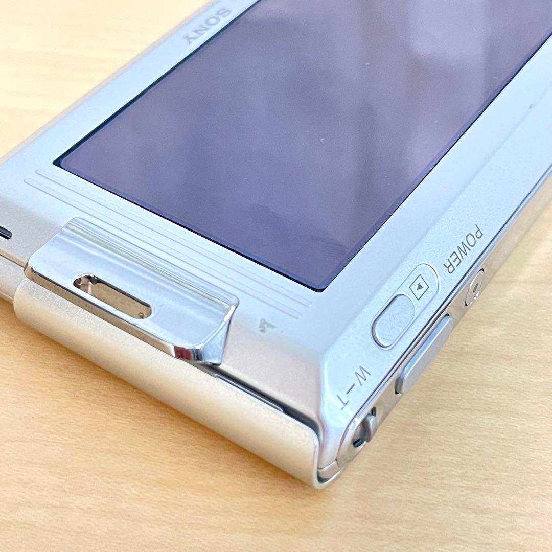 SONY Cyber-shot DSC-T77 サイバーショット　シルバー 薄型