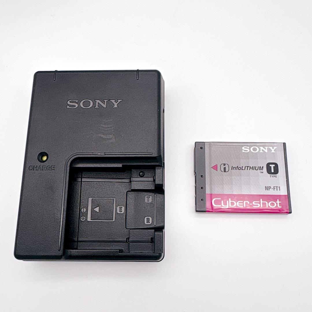 美品 SONY Cyber-shot DSC-T10 充電器付 動作品 コンデジ