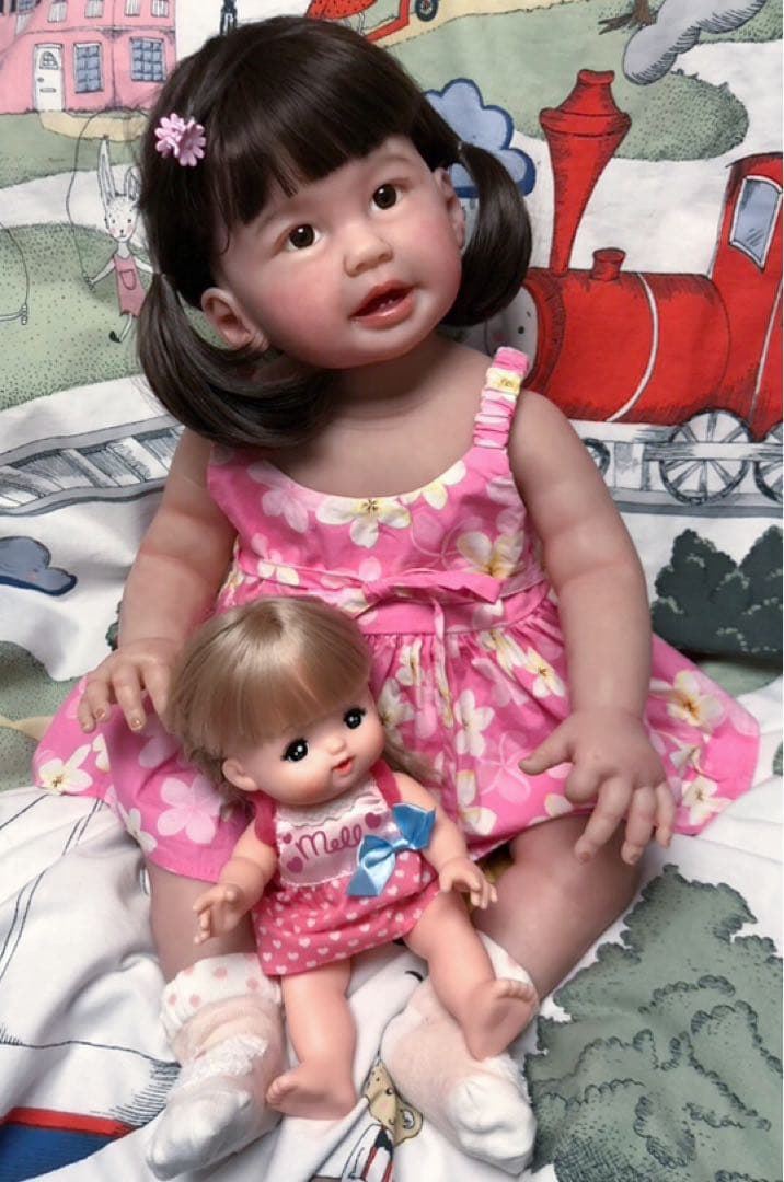 トドラー　リボーンドール　グラスアイ　女の子