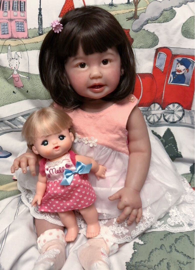 トドラー　リボーンドール　グラスアイ　女の子