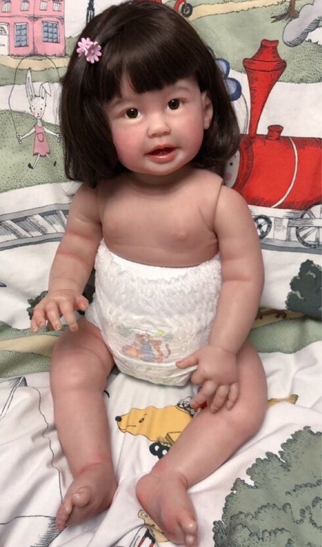 トドラー　リボーンドール　グラスアイ　女の子