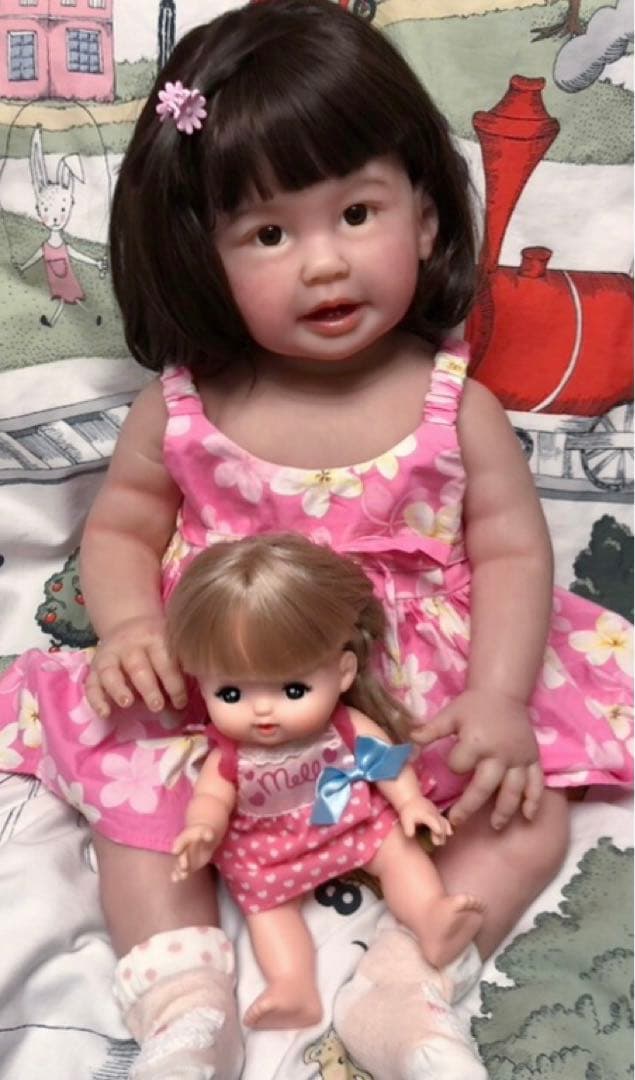 トドラー　リボーンドール　グラスアイ　女の子
