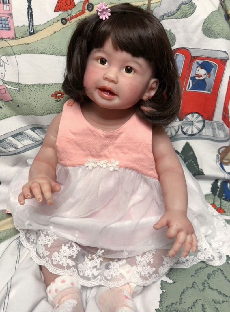 トドラー　リボーンドール　グラスアイ　女の子