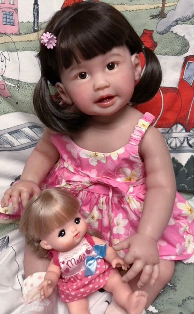 トドラー　リボーンドール　グラスアイ　女の子