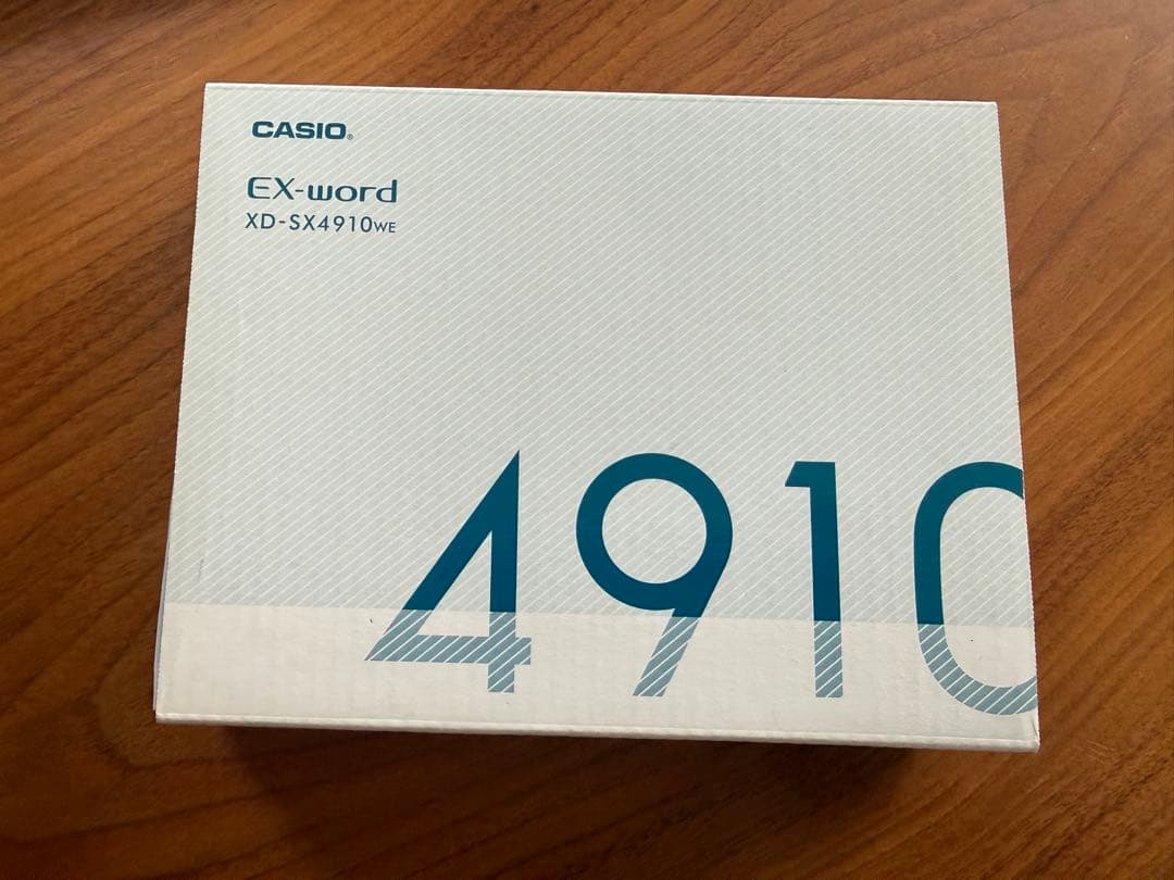 電子辞書　CASIO EX-word XD-SX4910 ホワイト
