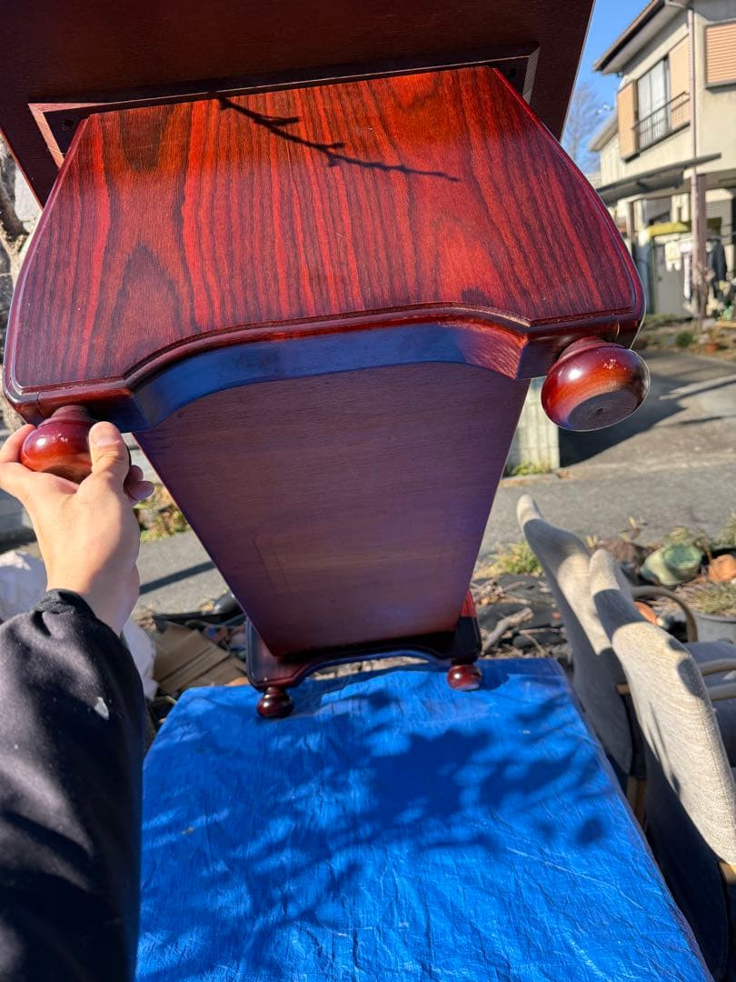 和モダン 木製ローテーブル 幅120cm 棚付き 座卓 センターテーブル