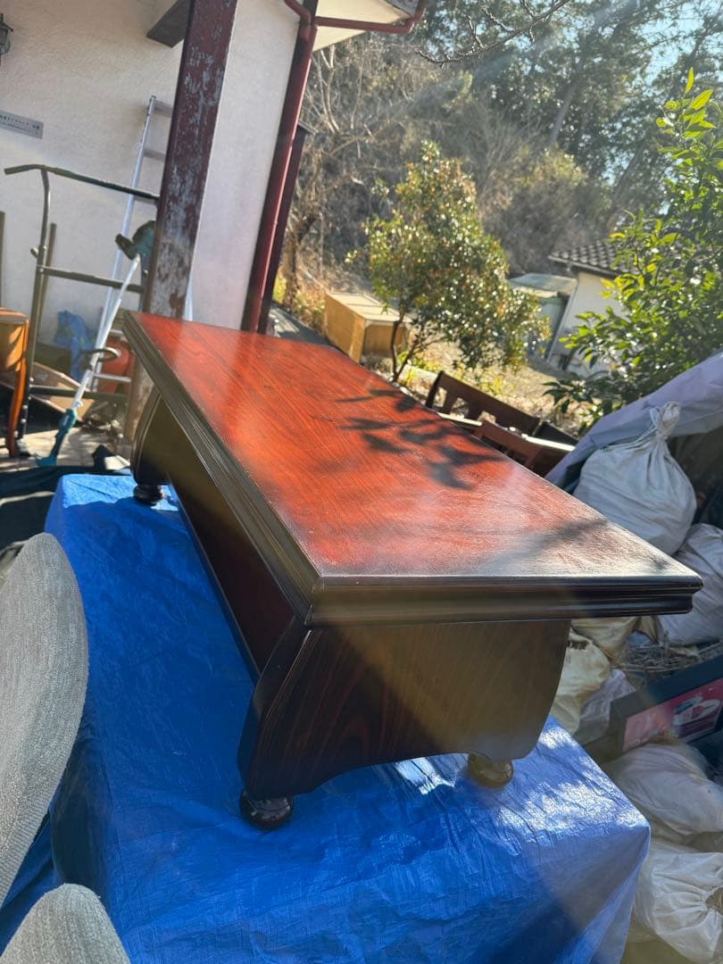 和モダン 木製ローテーブル 幅120cm 棚付き 座卓 センターテーブル