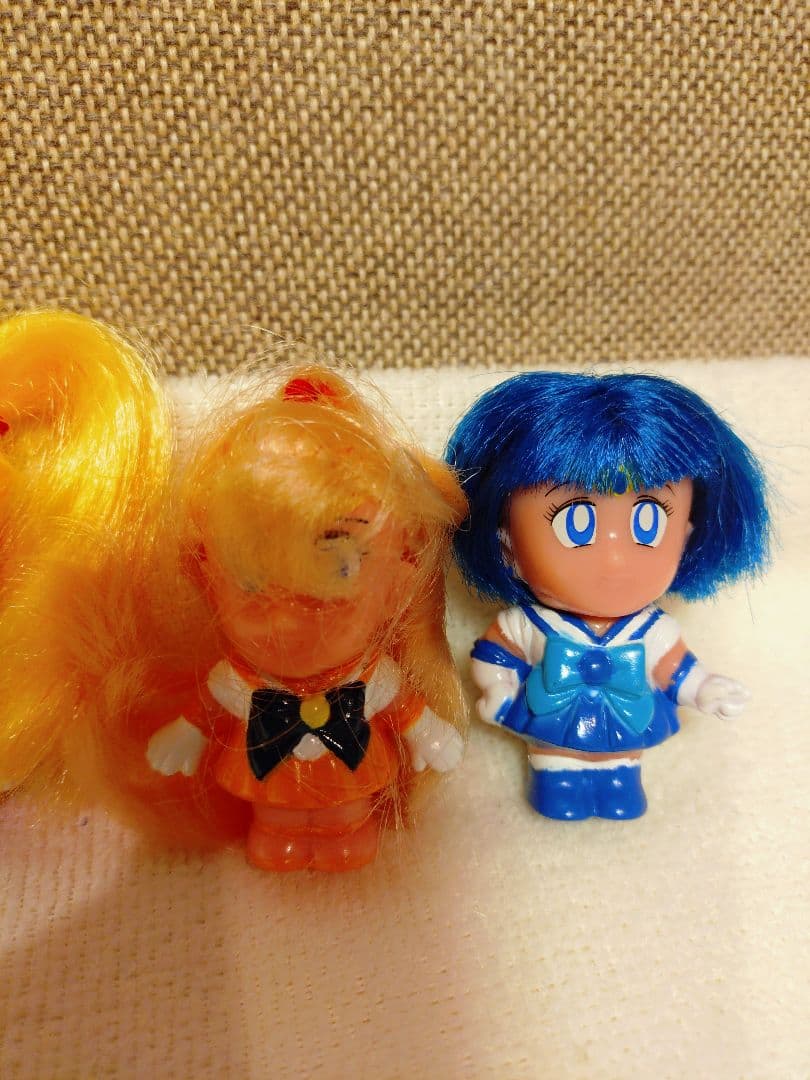 開封　当時モノ　セーラムーン　スタイリングセーラー（ソフビ）4種類セット特典アリ