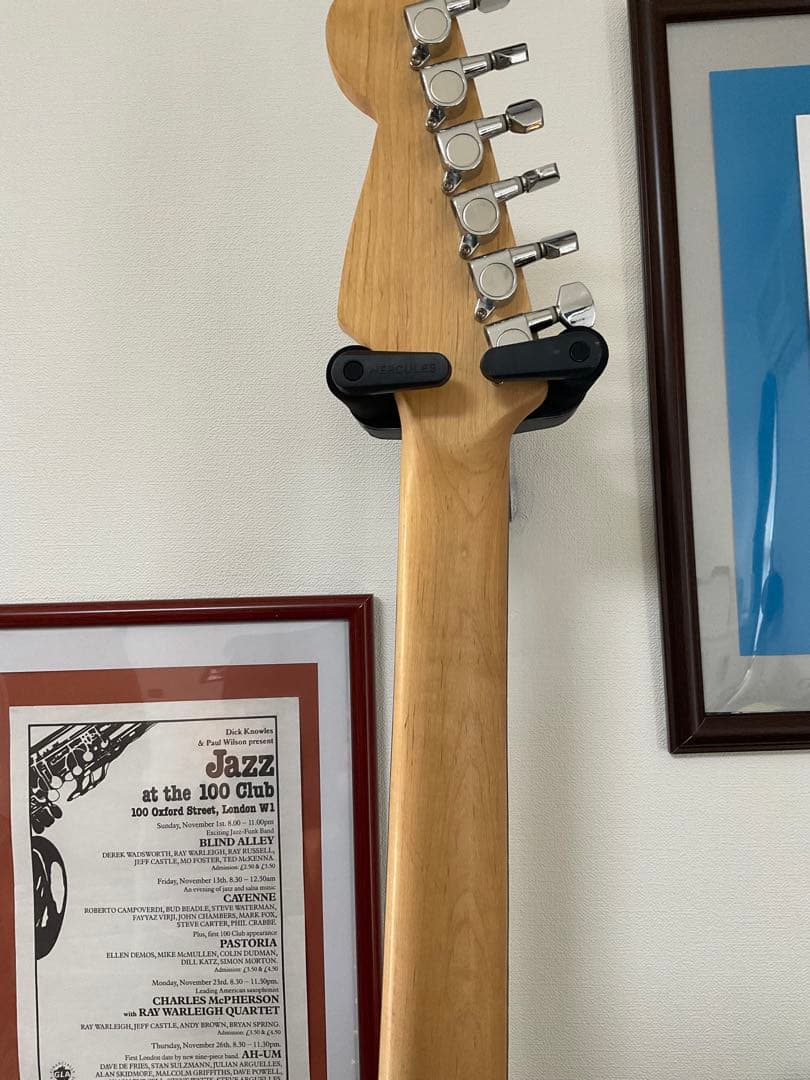 ストラト　タイプ　艶消しボディ ブラウンサンバースト