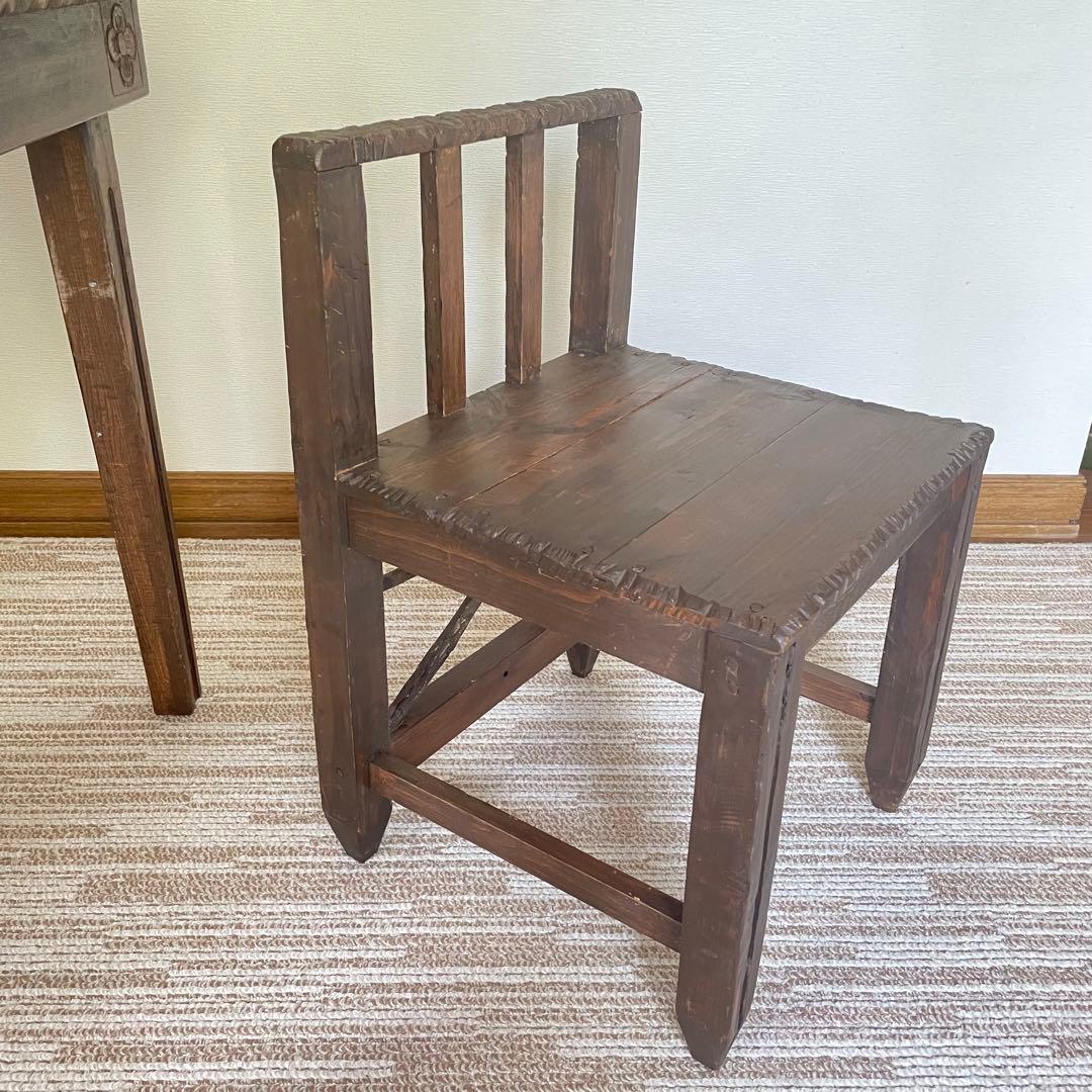 エスニック椅子　アジアン椅子　アジアンチェア　2脚セット2人掛けダイニング