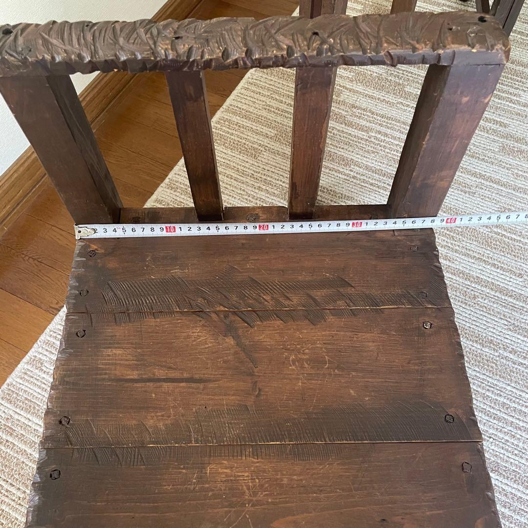 エスニック椅子　アジアン椅子　アジアンチェア　2脚セット2人掛けダイニング