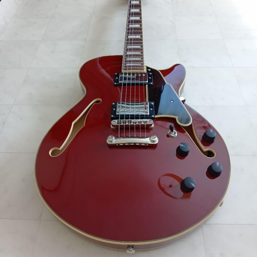 【未使用】D'Angelico Premier SS Burnt Red ギター