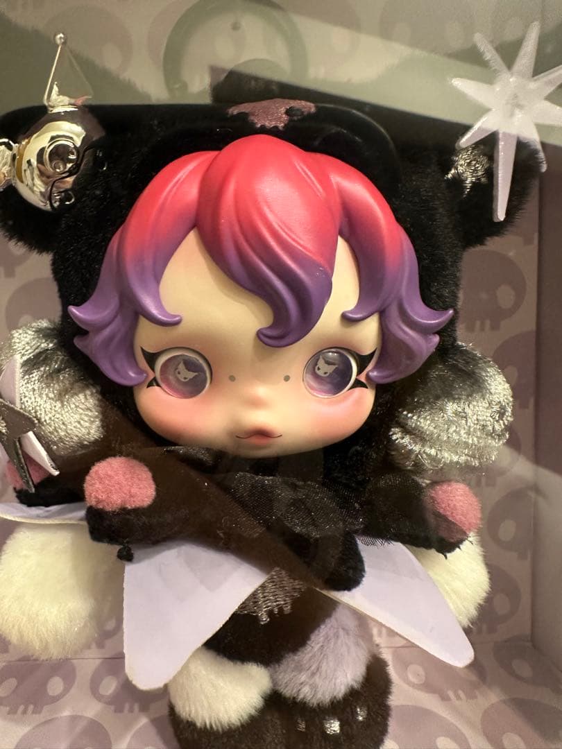 KUROMI x SKULLPANDA ぬいぐるみ